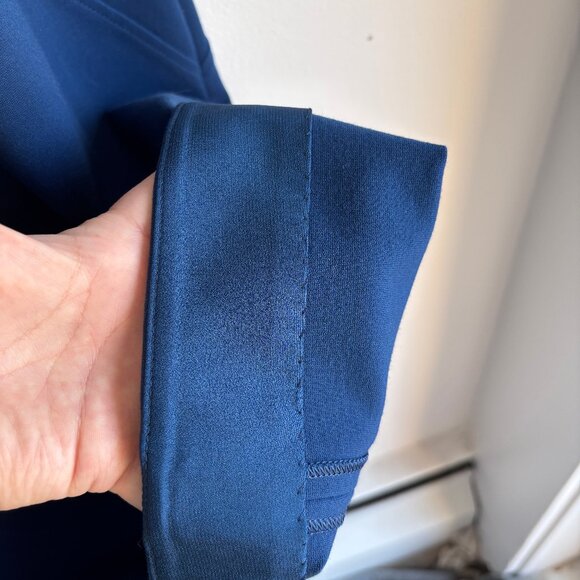 Sz12 Diane von Furstenberg French Blue Midi Sheath Dress - EUC - Picture 13 of 14